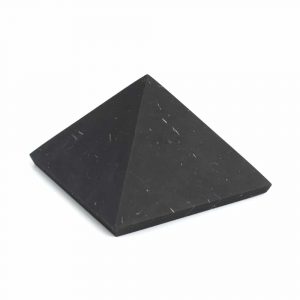 Edelsteinpyramide Schungit ungeschliffen - 50 mm