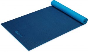 Gaiam Yoga Matte Latex-Free PVC Marineblau 6 mm - (173 x 61 cm)