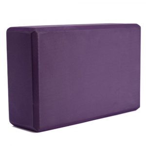 Spiru Yoga Block EVA Schaumstoff Violett Rechteckig - 22 x 15 x 7,5 cm
