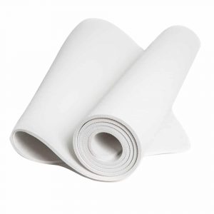 Spiru TPE Yogamatte weiß - Extra Dick - 6 mm - 183 x 61 cm