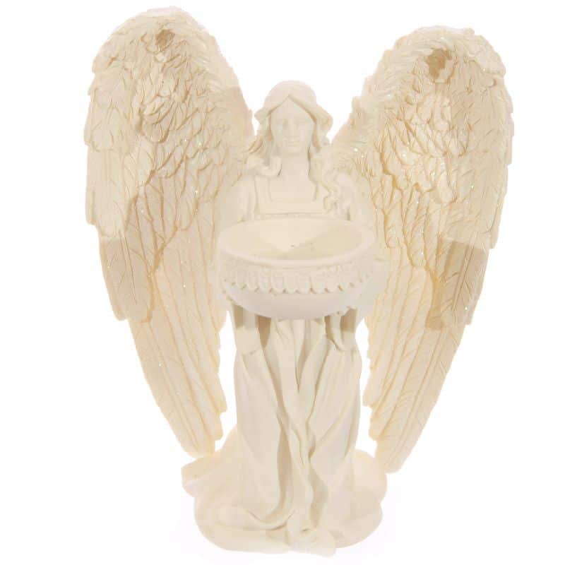 Stimmungslicht Kerzenständer Engel kniend (18 cm)