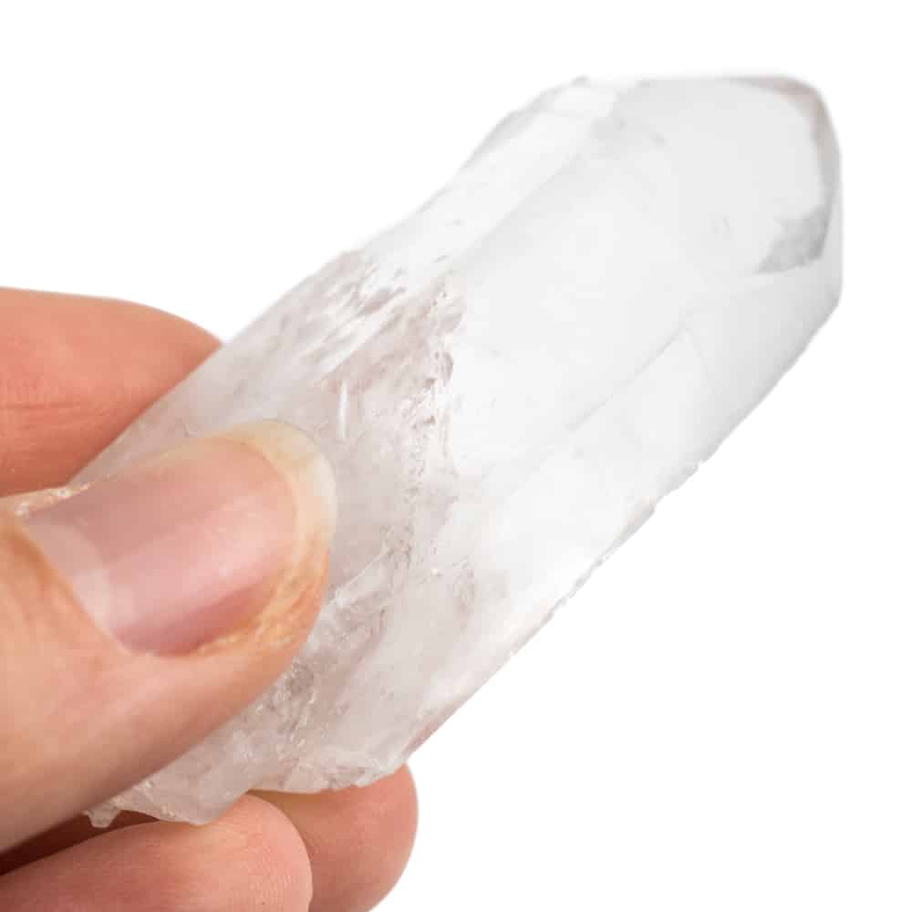 Grober brasilianischer Bergkristall Edelstein 5 - 7 cm