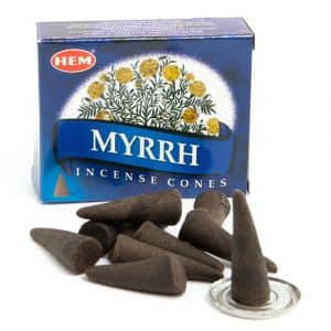 HEM Räucherkegel Myrrhe (1 Schachtel)