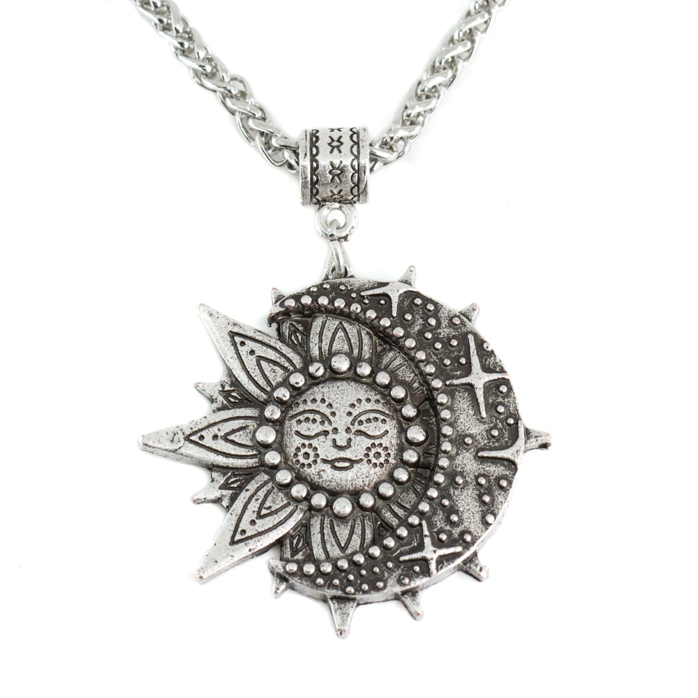 Talisman Solar & Celestial Halskette Silberfarben (35 mm)