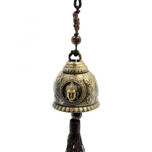 Feng Shui Glocken-Anhänger mit Buddha (32 cm)