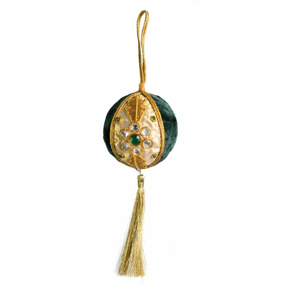 Anhänger Ornament Traditionelle Kugel Grün (24 cm)
