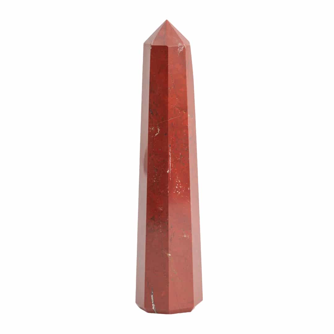 Edelstein Obelisk Roter Jaspis - 120-150 mm