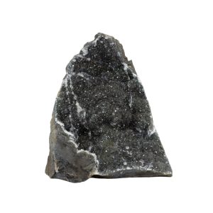 Grober Schwarzer Amethyst Edelstein Geode Stehend 500 - 1000 gr