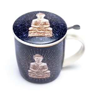 Teetassenset Buddha blau 400ml