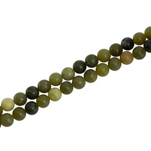 Edelsteinperlen Strang Grüne Jade (8 mm)