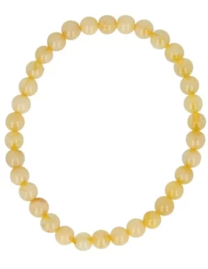 Citrin Perlen Kinderarmband 4 mm (erhitzt)
